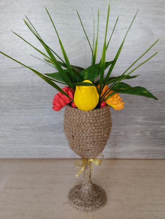 Цветя от телени пръчици