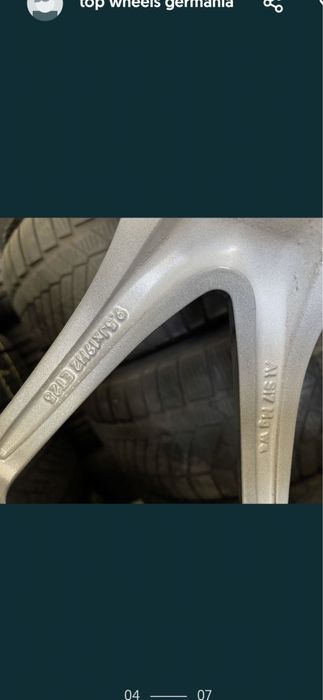 jante mercedes amg e 53 e63 cls s glc 265 40 19 cu 295 35 19