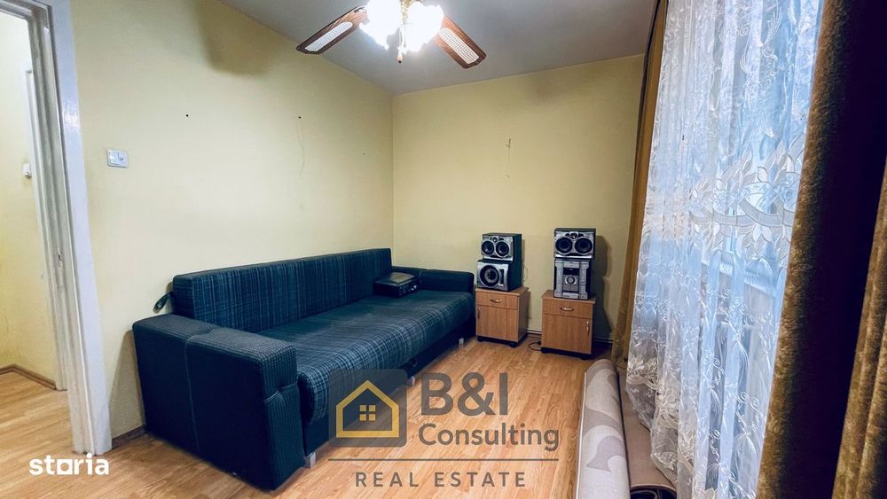 Apartament 2 camere | Podul Roș | 50 mp + balcon | 0% Comision
