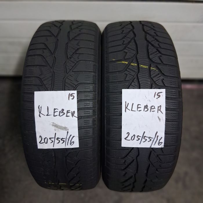 2×205/55/16 M+S.KLEBER.Stare excelenta.