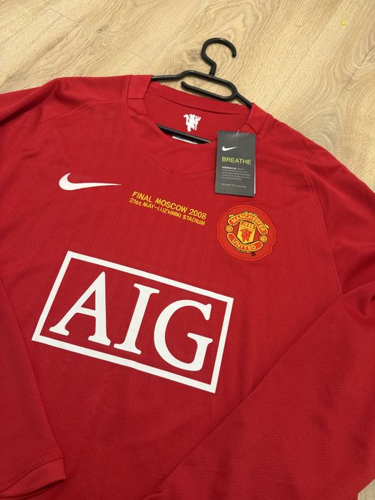 Bluza de fotbal Tricou de fotbal Nike Manchester United Cristiano Ronaldo 7 CR7 final ucl marime L nou cu eticheta