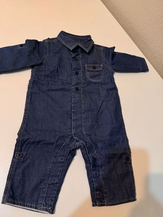 Джинсовый комбинезон