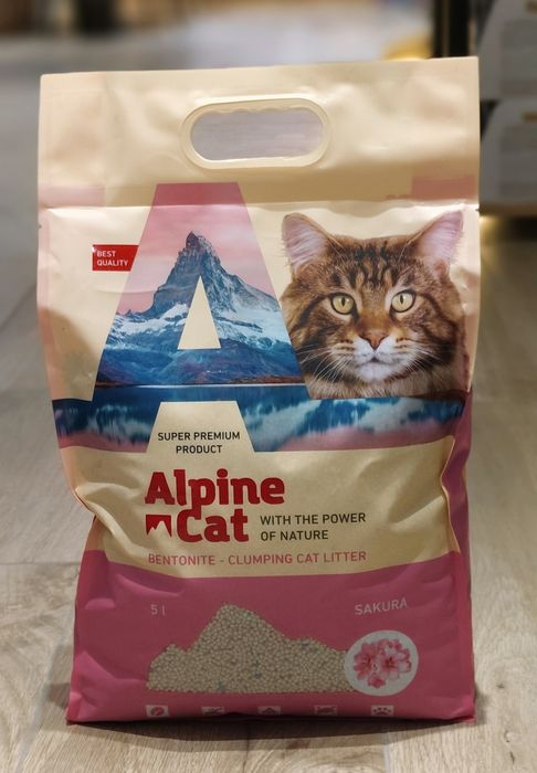 Alpine Cat бентонитовый комкующийся наполнитель