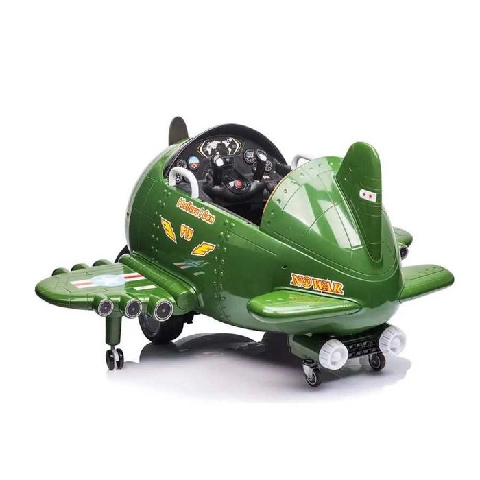 Avion electric pentru copii Kinderauto BJ20201 2x 30W 12V, telecomanda