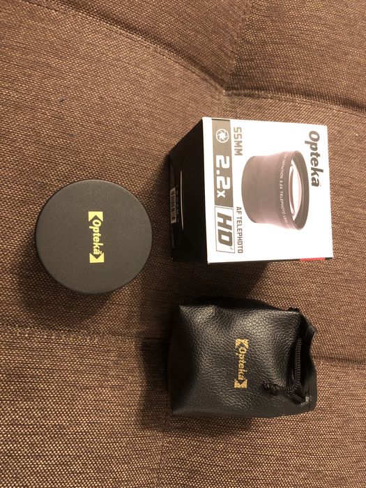 Opteka 55mm AF Telephoto лупа за обектив Canon