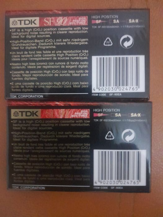 Caseta audio TDK SF90 Crom