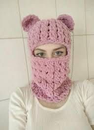 Шапочка из ализе пуффи