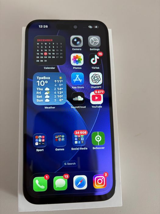 iPhone 15 Pro Max 256GB – Отлично състояние, 89% батерия
