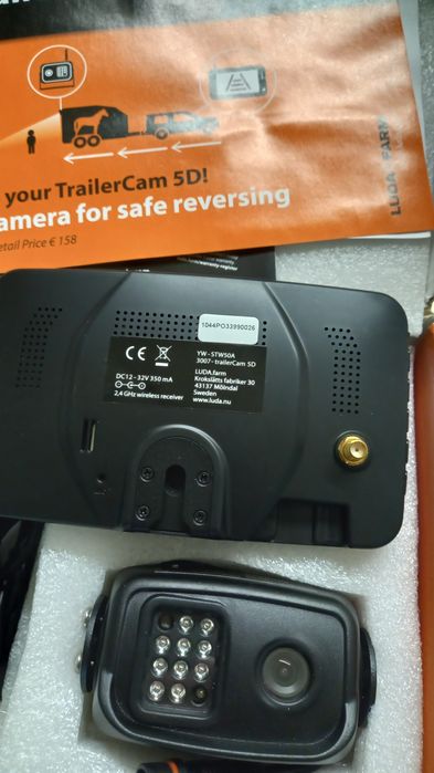 TrailerCam5D камера с перфектна резолюция, ШВЕЦИЯ