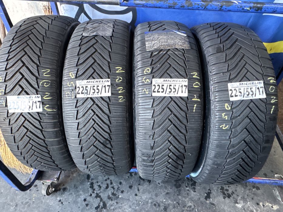 225/55/17 Michelin M+S