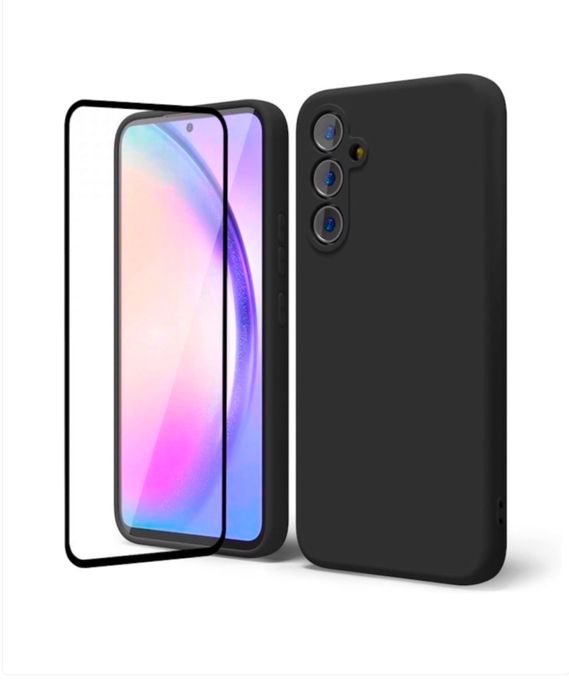 Samsung A21S/A32/A34/A35/A16/A06 Husa Silicon Inter Fin + Folie Sticla