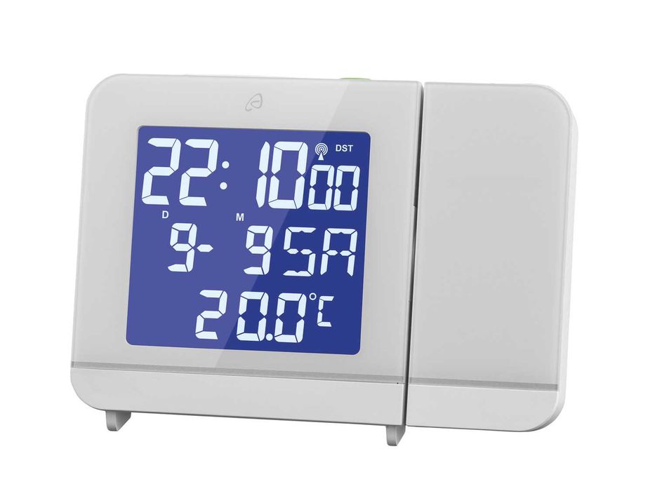 Ceas + termometru DISPLAY APRINS PERMANENT, cu PROIECTOR proiecție nou
