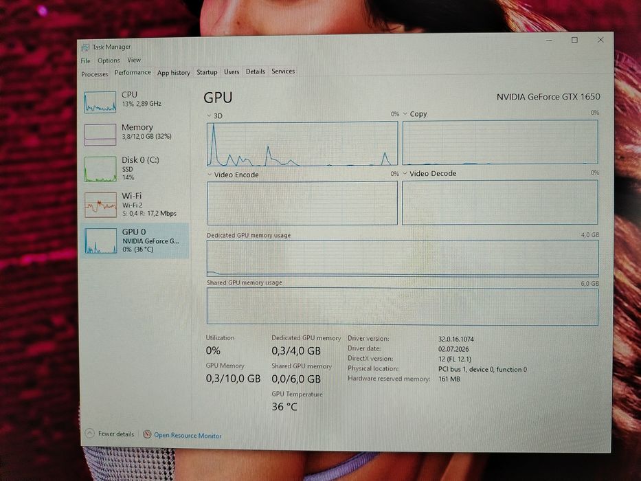 PC Gaming 1080p, GTX 1650 4GB