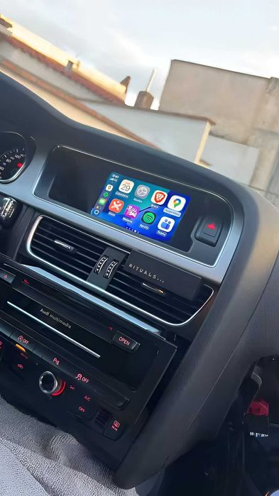 Гаранция! Висококачествен Carplay и Android Auto за Audi 3G A4, A5, Q5