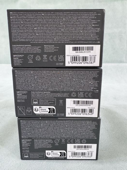 Мишка геймърска Logitech G502 X Plus / LIGHTSPEED