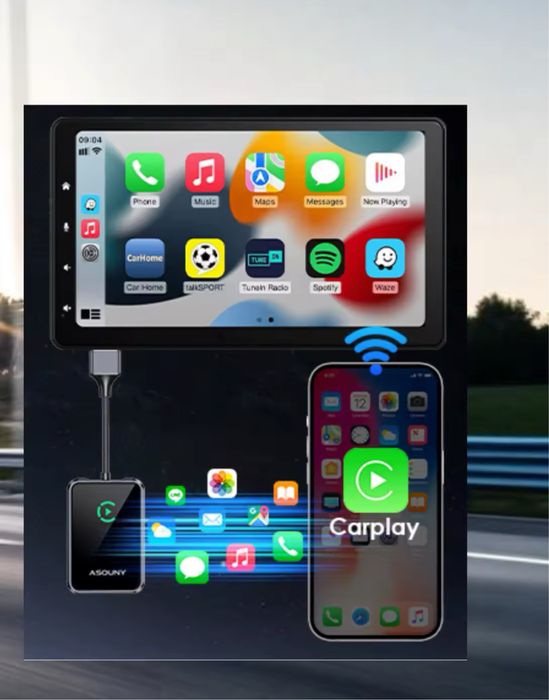 CarPlay & Android Auto Wireless ~ Video Media Play 2