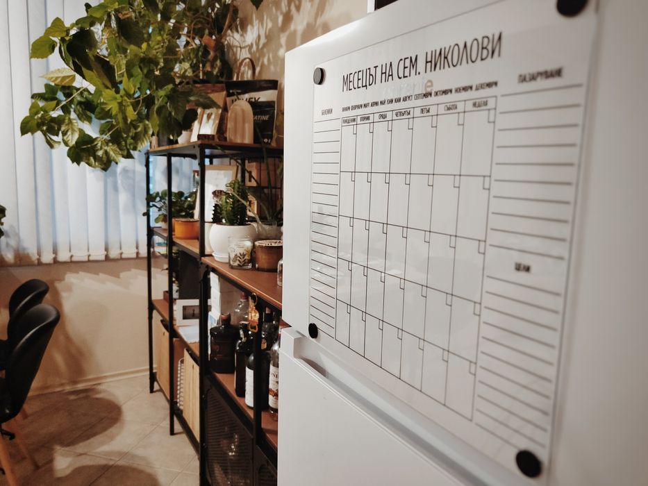 Семеен планер, Вечен календар - органайзер за хладилник