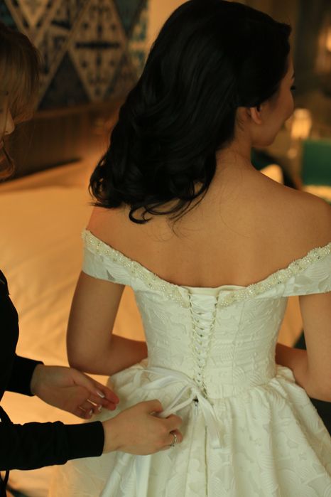 Свадебное платье А-силуэта