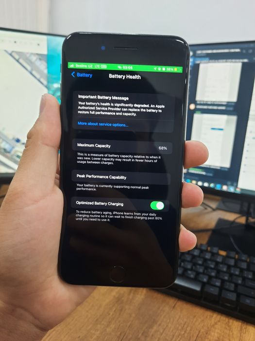 Iphine 7 plus  128 GB  holat zor yimks 68