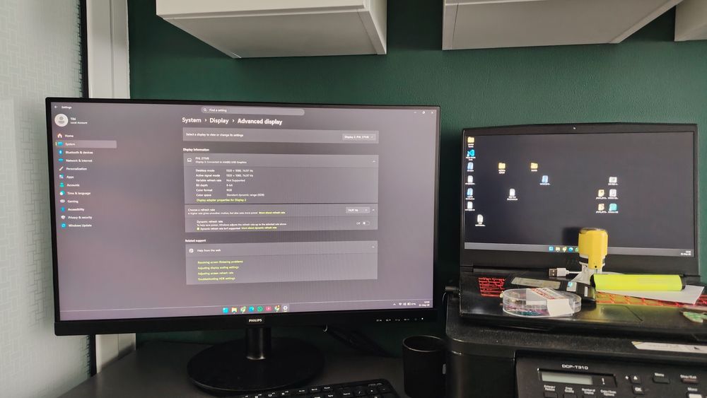 Monitor Philips PHL 271V8 27" 75 HZ