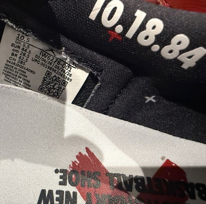 Air Jordan 1 Retro Low OG “Banned” оригинал 44.5