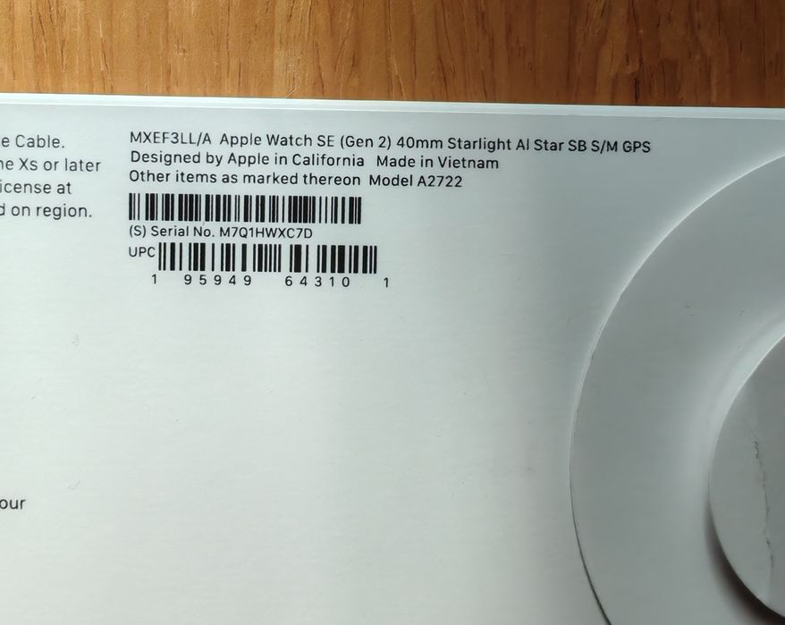 Apple Watch SE Gen2 Silver