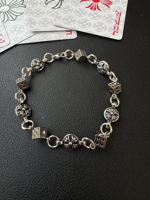 Set Chrome Hearts Doua Bratari Dice & Cross