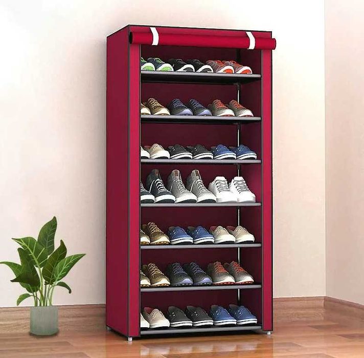 7 этажный полка шкаф для хранения обуви , материальный органайзер p9