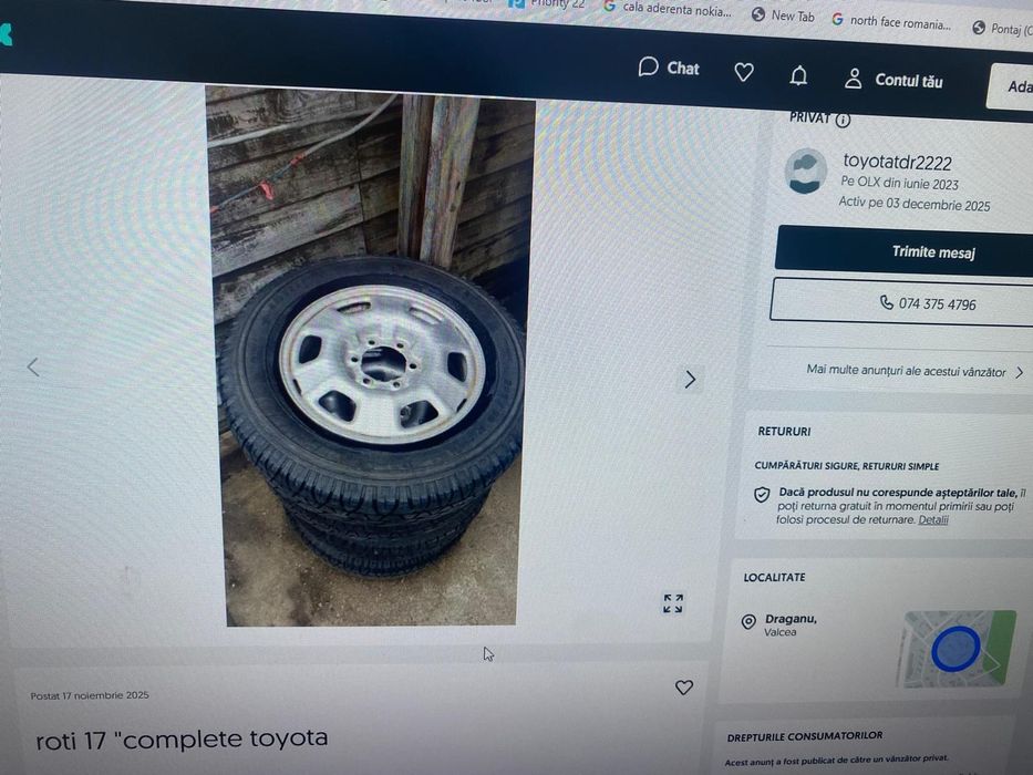 Jante toyota land cruiser hilux 17