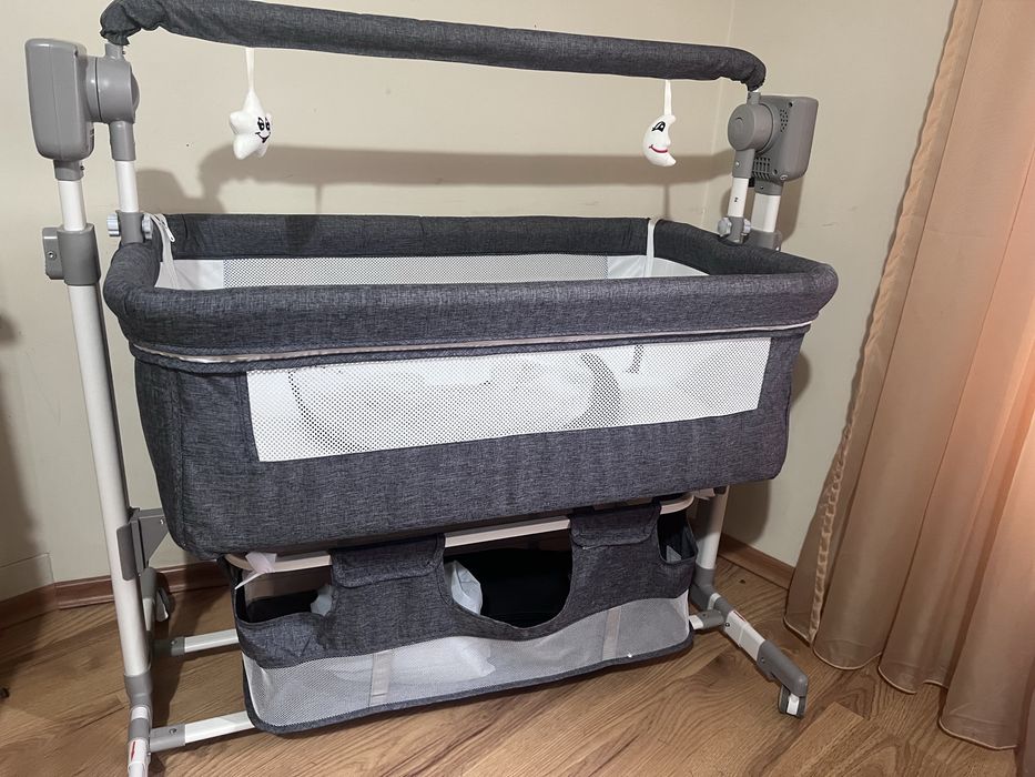 Електрическа приставна бебешка кошара 90 лев!!!