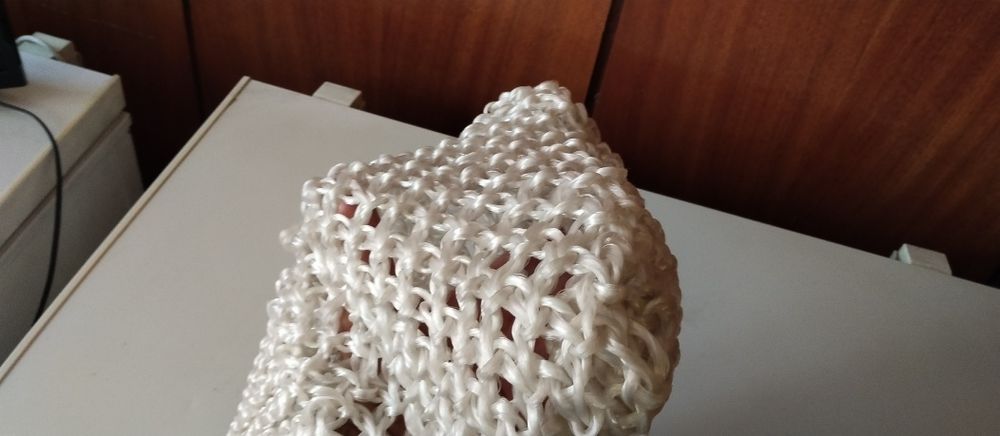 Плетена чанта за пазар от качествен сезал през 1980г