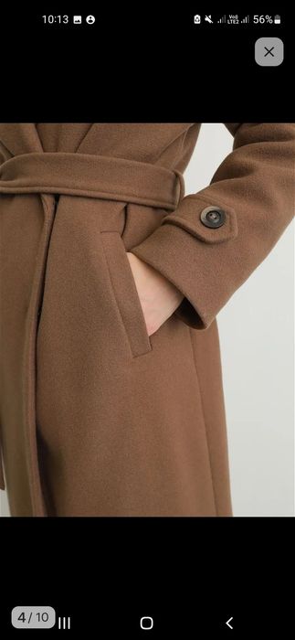 Пальто 46 размер кэмел демисезон