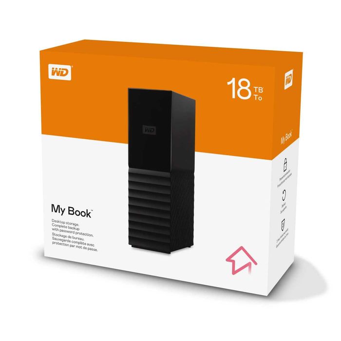 Внешний жёсткий диск Western Digital My Book 18tb! Новый в коробке!