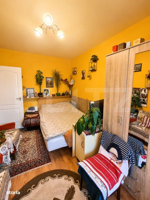 Apartament decomandat, mobilat si utilat, 32,5 mp utili, balcon