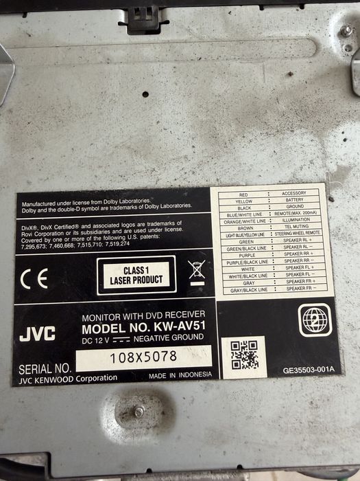Магнитола 2дин JVC оригинал