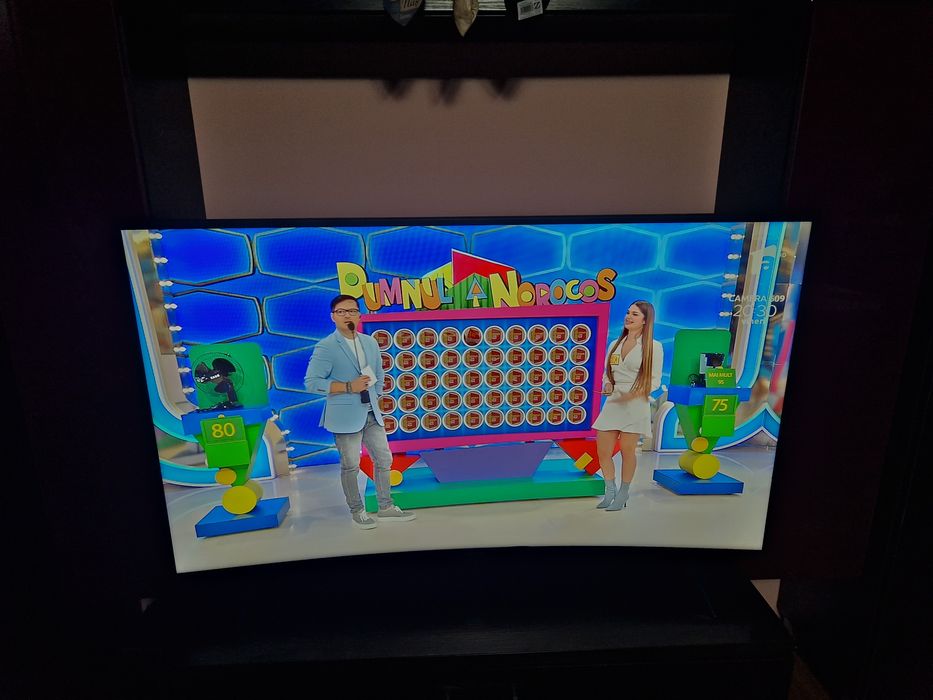 Televizor LED curbat Smart Samsung, 138 cm, 55RU7302, 4K Ultra HD,