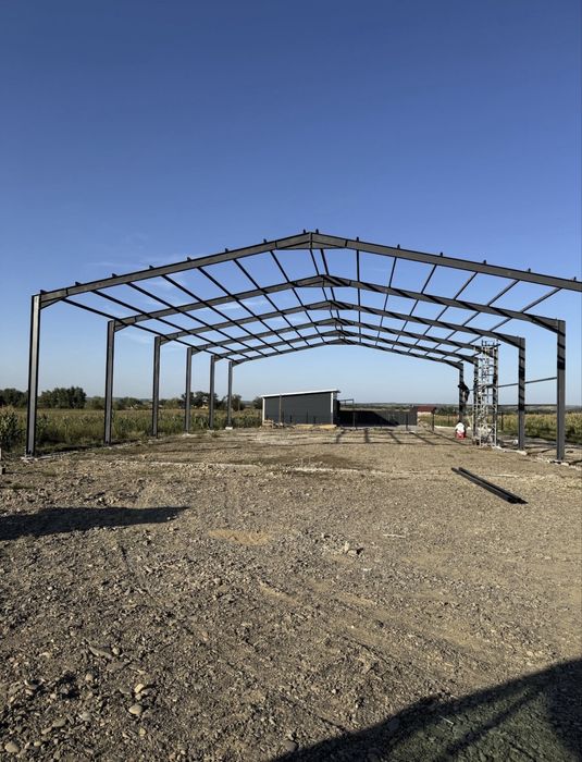 Structura din europrofile ipe hala metalica