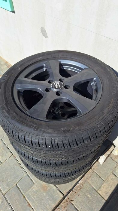 Set Jante Aliaj Ford Kuga / Focus / Mondeo 5x108 R17 + Anvelope Vară Barum