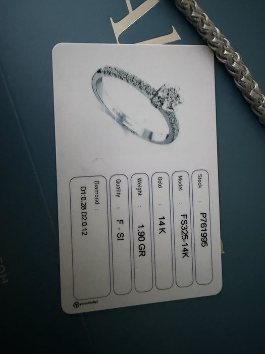 Пръстен Altinbas с Диаманти 0.40ct от Бяло Злато 14K