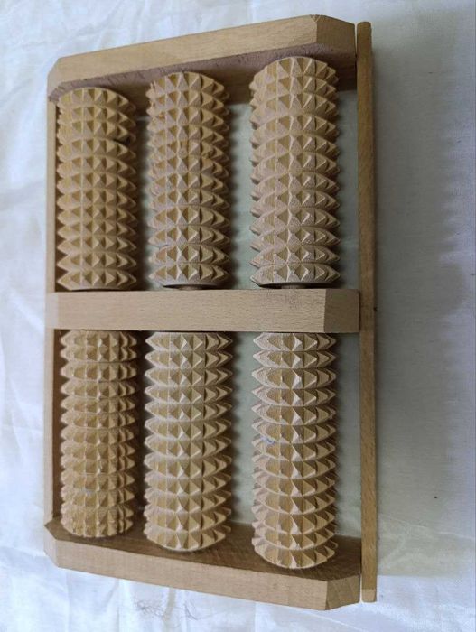 Массажер  для стоп ног деревянный натуральный