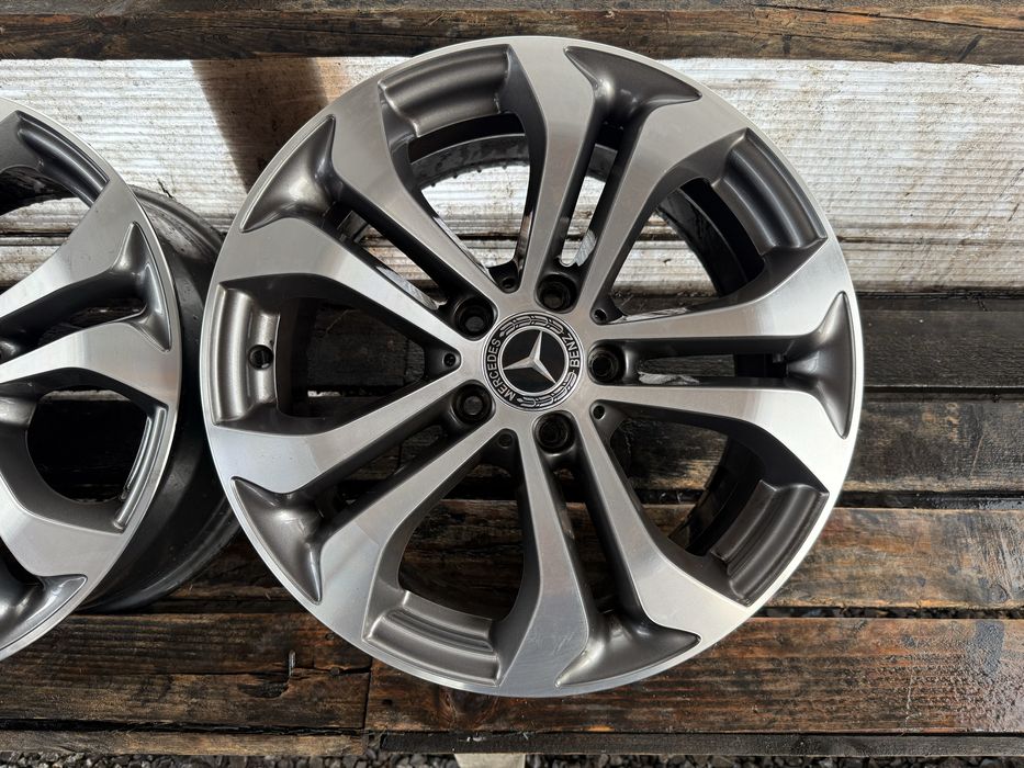 Jante 5x112 Mercedes GLC ML C class w204 originale bicolore 17
