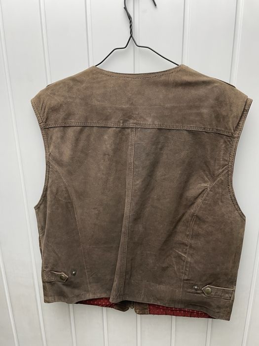 Vesta din piele intoarsa marime L