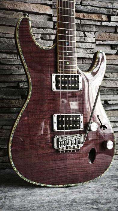 Chitara electrică Ibanez SAS32FM Dark Red Sunburst - Garantie