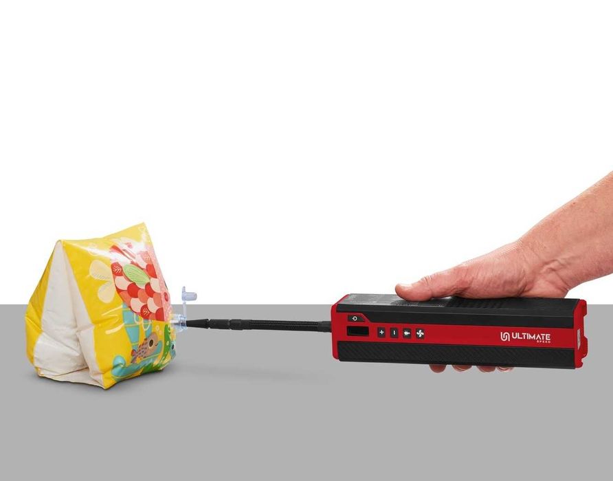 Compresor portabil auto, cu acumulator, umflat roti si accesorii camping, pentru masina motocicleta bicicleta, saltele mingi, nou realizat in Germania