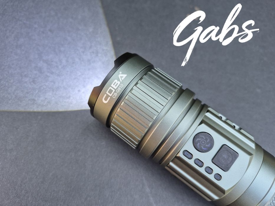 Мощен LED алуминиев фенер COBA CB-G910,TG WICK 3000m 3000м