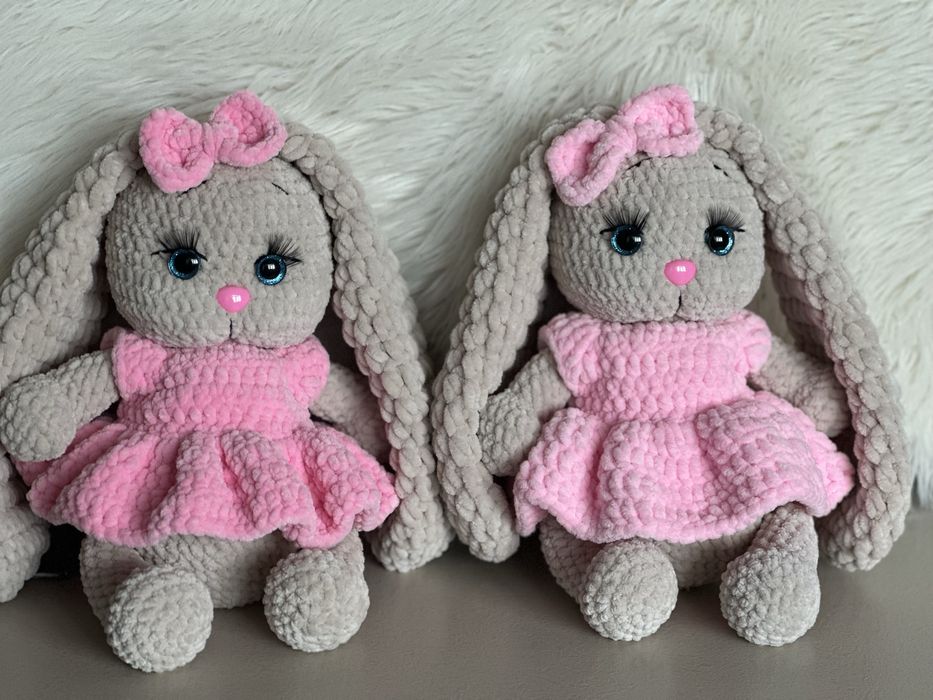 Ръчно плетени зайчета