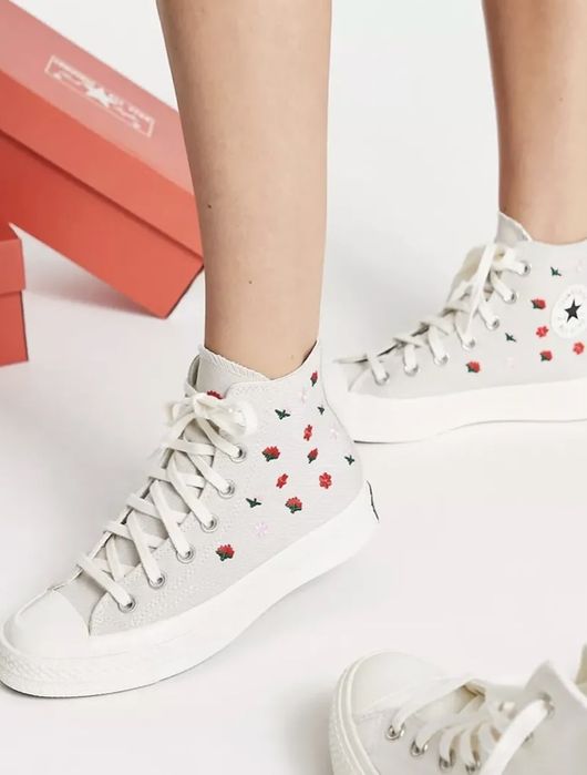 Кеды Converse Chuck Taylor 70 floral размер UK 4,5