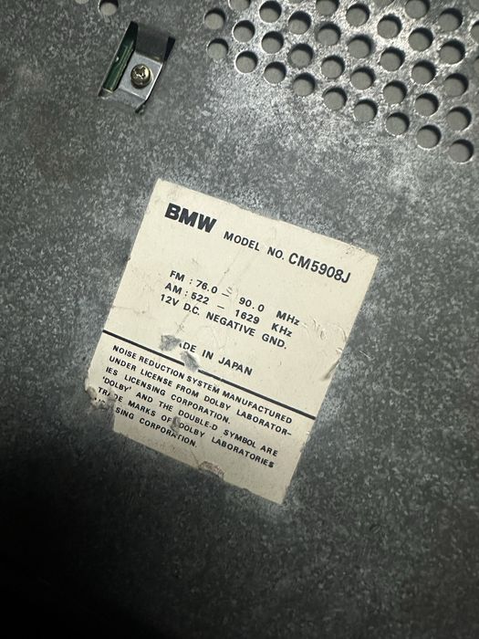 Оригинальная магнитола BMW japan