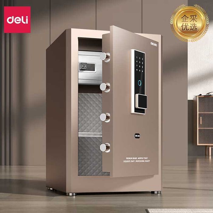 Seyf deli Сейф Deli AE66ZM с отпечатком 60х38х36 27кг Скидки !!!