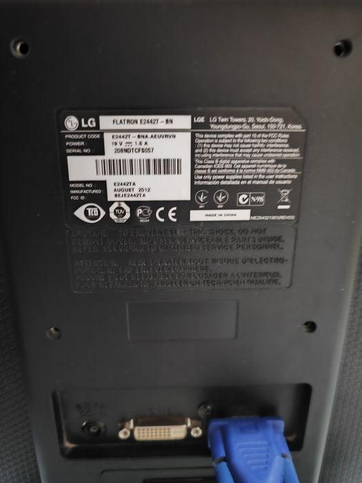 Монитор LG 24 сотилади нархи 350минг